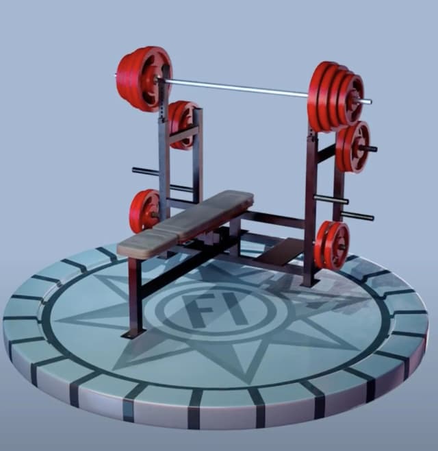 Weight bench & gym