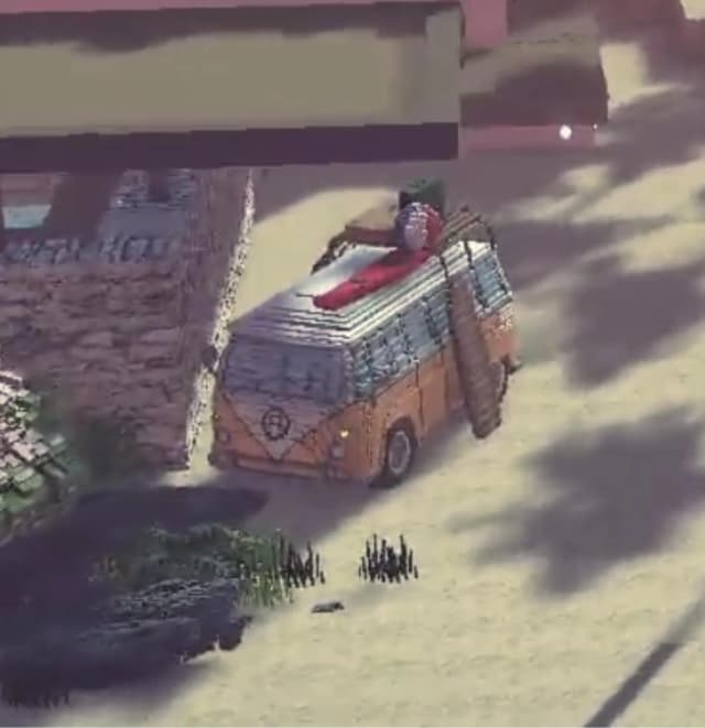 Retro Beach Van